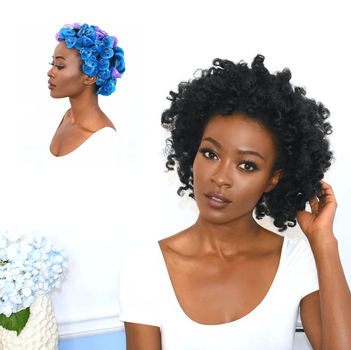 Wake Up With Perfect Curls – Spoolies® Black Heatless Silicone Curlers