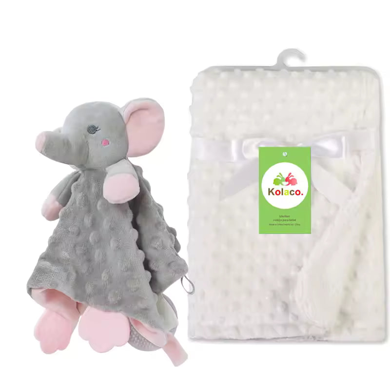 Personalized Baby Security Blanket with Name – Custom Newborn Comfort Towel for Stroller Sleep, Baby Shower Gift