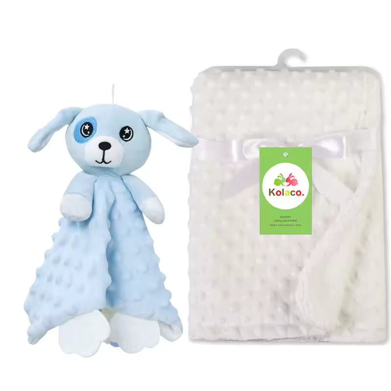 Personalized Baby Security Blanket with Name – Custom Newborn Comfort Towel for Stroller Sleep, Baby Shower Gift