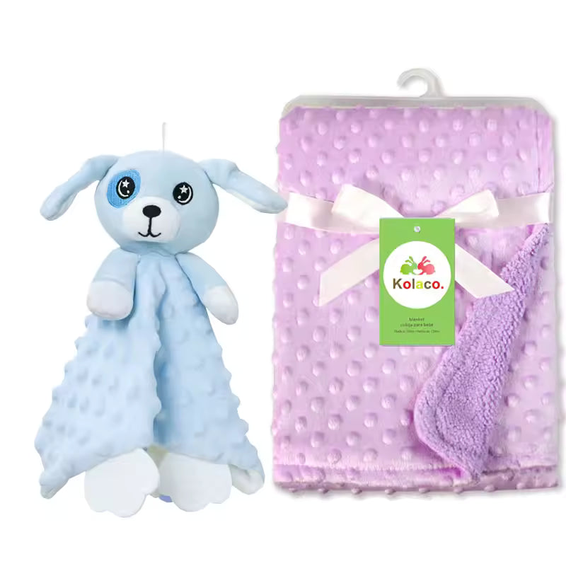 Personalized Baby Security Blanket with Name – Custom Newborn Comfort Towel for Stroller Sleep, Baby Shower Gift