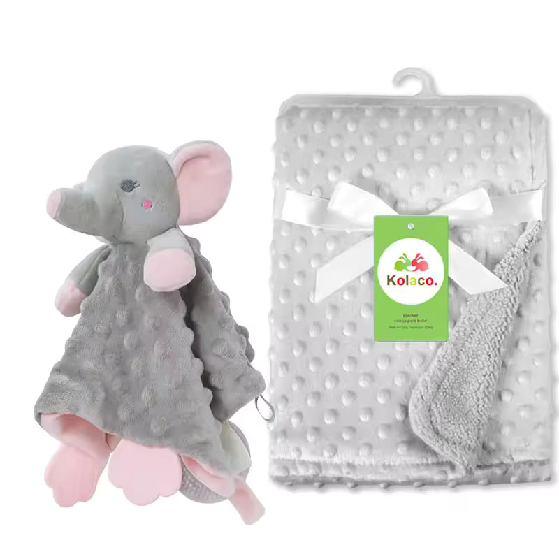 Personalized Baby Security Blanket with Name – Custom Newborn Comfort Towel for Stroller Sleep, Baby Shower Gift